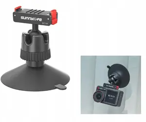 Sunnylife suction cup mount with 1/4" quick release and magnet for DJI Osmo Action / Osmo 360 / Action 3/4 / Action 5 Pro