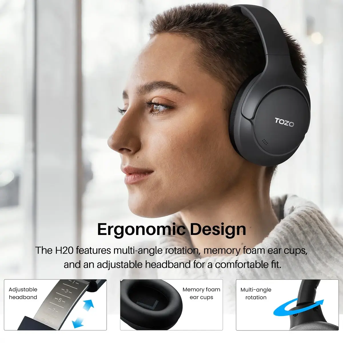 TOZO H20 T12052 Bluetooth наушники Photo 7