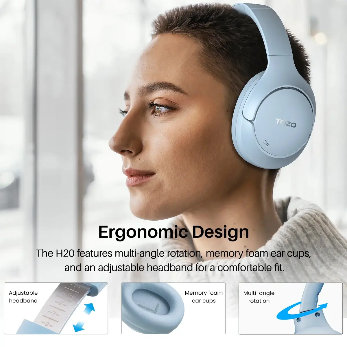TOZO H20 T12052 Bluetooth наушники Photo 7