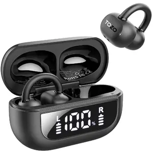 Наушники TOZO T13064 OpenRhyme — открытого типа, накладные, чёрные