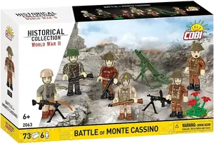 Construction Set Cobi Blocks Battle of Monte Cassino COBI-2063 Historical Military Diorama