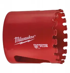 Diamond core hole saw M14 44 mm MILWAUKEE KORONA Diamond Plus