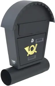 Pasta kastīte AWTools AW75020 antracīta, 370×470×100 mm, paredzēta sienai