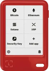 Аппаратный криптокошелек Ledger Nano Gen 5 Cherry Red с ключом восстановления