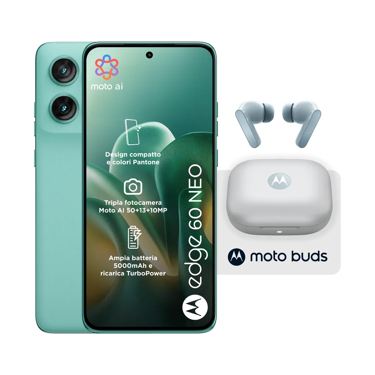 Смартфон Motorola edge 60 neo с Moto Buds Photo 4