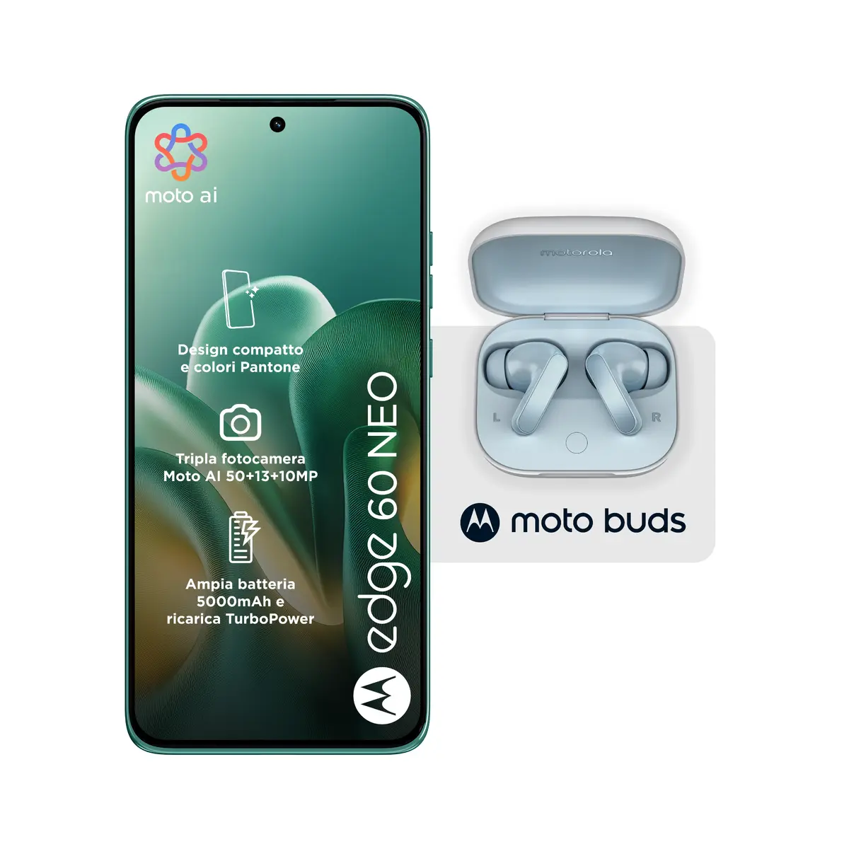 Смартфон Motorola edge 60 neo с Moto Buds Photo 7