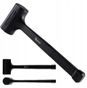 Rubber Dead-Blow Hammer GEKO 53 mm Head, 900 g Weight