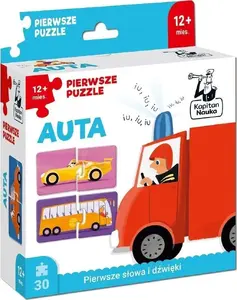 Jigsaw Puzzle Edgard Kapitan Nauka Auta. Pierwsze puzzle — children's first vehicle-themed puzzles