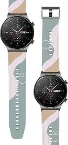 Силиконовый ремешок Hurtel для Huawei Watch GT2 Pro — камуфляж