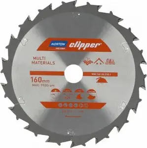 Circular Saw Blade Norton Clipper 190 mm x 30 mm, 20 teeth, Multi Materials Demolition