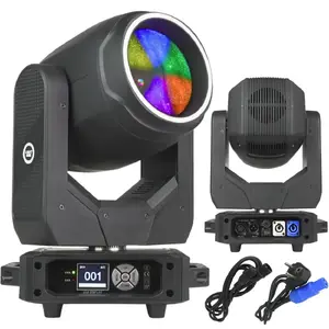 Kustīgā galva LIGHT4ME FOCUS 200W BEAM RING LED no Light4Me
