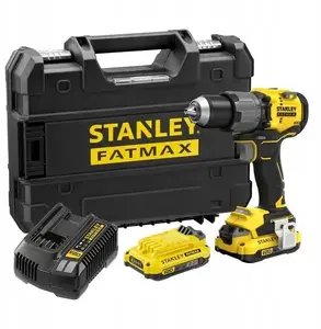 Cordless Impact Drill STANLEY V20 SFMCD726D2T with 2x 2Ah batteries, PRO-STACK kit