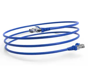 Network cable EFB Elektronik Inca CAT6 U/UTP RJ-45 to RJ-45 1 m Blue