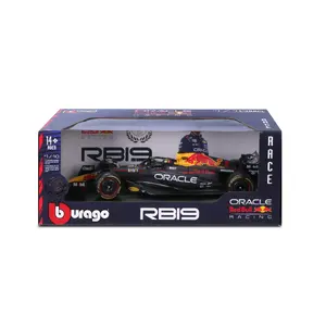 Модель гоночного автомобиля Bburago Red Bull RB19, предсобранная, масштаб 1:18