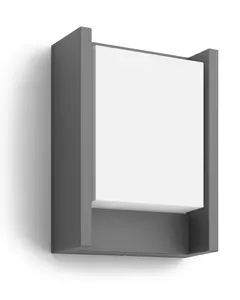 Outdoor wall light Signify Philips Arbour 3.8W LED anthracite, 220–240V, 1-bulb