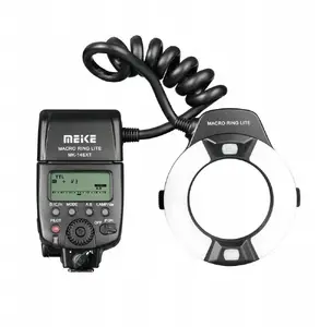 Meike MK-14EXT-N TTL LED Macro Flash for Nikon — Ring-style macro TTL LED flash