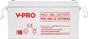 Sealed Gel Battery Volt VPRO Solar 12V 160Ah for Solar Systems and Standby Power