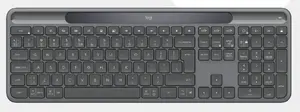 Клавиатура Logitech Signature Slim Solar+ K980 for Business — универсальная RF Беспроводная + Bluetooth, QWERTY UK, графит