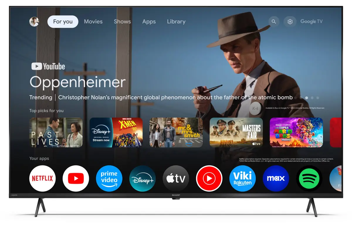 Телевизор Sharp 55HL4465E 55" 4K Ultra HD Curved QLED Smart TV Photo 3