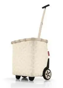 Riteņu soma Reisenthel carrycruiser pelēka/dzeltena – alumīnija rokturis, poliestera korpuss, 40 L