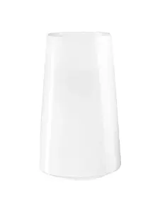 Vase Asa Selection FLOAT model H17cm D10.5cm, white ceramic