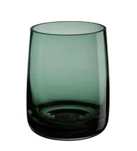 Vāze Asa Selection Ajana dūmakains stikls, tumši zaļa D14.5cm H18cm