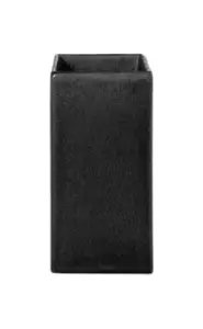 Vāze Asa Selection QUADRO CLASSIC H16 cm, keramika, melna