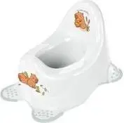 Potty keeeper kids adam cute capybara, white printed, PP material, non-slip rubber feet, 1 piece