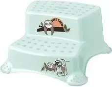 Step stool keeeper kids Igor Lazy Lui, 2-step children's stool, soft green, max load 120 kg