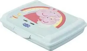 keeeper Deco-Click-Box mini lunchbox carla mini 'Peppa Pig' 0.5 L, aquamarine, PP with practical click lid