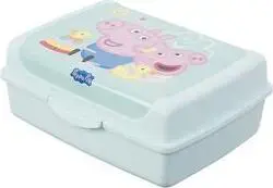Lunchbox keeeper Carla Midi Peppa Pig 1.0 L Aquamarine Deco-Click-Box PP with practical snap closure