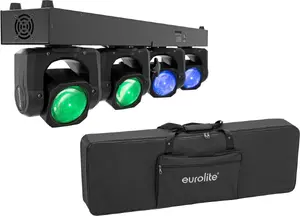 Сет из движущихся лучей EUROLITE LED TMH Bar B240 с 4×60W RGBW и мягкой сумкой