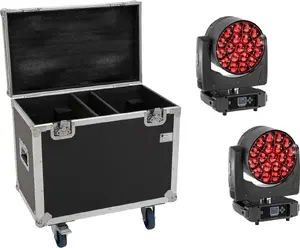 Набор светового оборудования EUROLITE 2x LED TMH-H380 Beam/Wash/Flower с дорожным кейсом на колесах