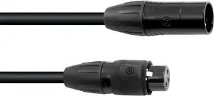 EUROLITE DMX cable SEC-1 IP65 3-pin 20 m black for outdoor use