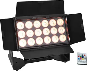 EUROLITE AKKU Multiflood IP 18x10W RGBW Wash CRMX IP65 LED stage floodlight