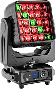 Moving-head wash EUROLITE LED TMH-W375 Matrix Zoom RGBW 25×15W SMD