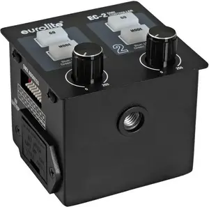 EUROLITE EC-2 DMX Controller 2-channel for Fog Machines, Strobes and Blinders (MPN 70064579)