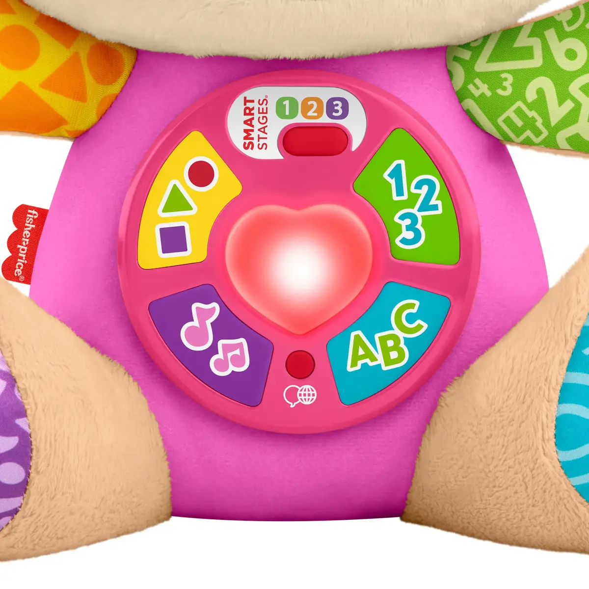 Fisher‑Price Laugh & Learn Smart Stages Sis (rozā) rotaļlietu suns Photo 3