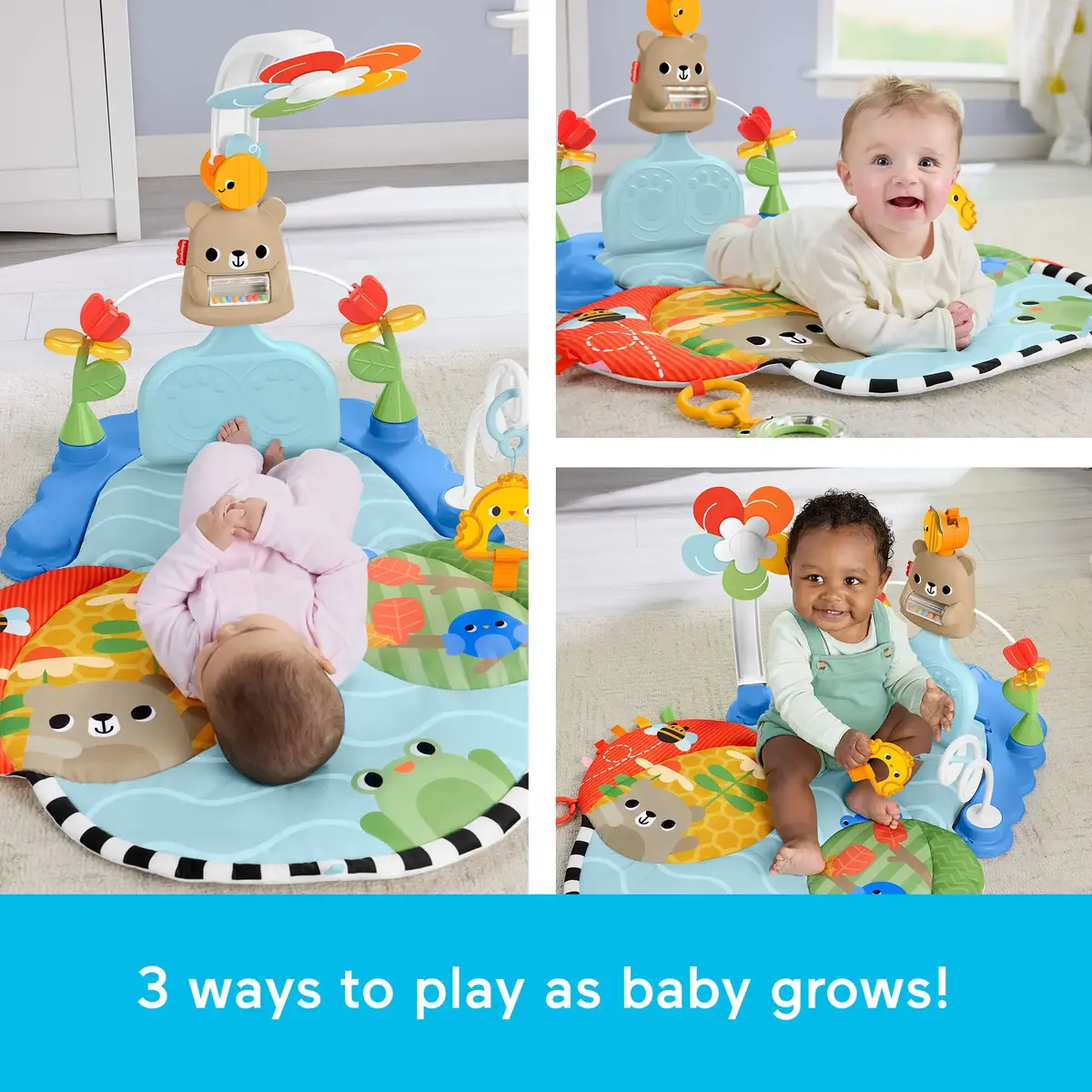 Игровой коврик Fisher-Price 3-в-1 Kick & Sway HYR60 Photo 8