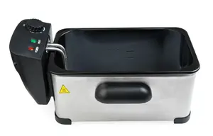 Deep Fat Fryer Progress EK6668PVDE, electric commercial fryer with thermostatic control and stainless-steel tank