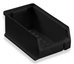 Glabāšanas grozs Allit ProfiPlus GripBox >E< 2 taisnstūrveida polipropilēns (PP) melns, 100×175×75 mm