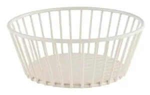Serving Basket APS URBAN Round Metal White, Ø170 mm, Height 65 mm