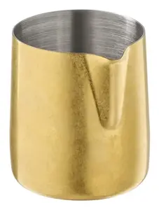 Pourer APS 10306 stainless steel, gold finish, universal liquid pourer, diameter 6 cm, height 65 mm