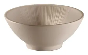 Serving bowl APS NERO melamine, beige, round, 0.5 L, Ø 16 cm