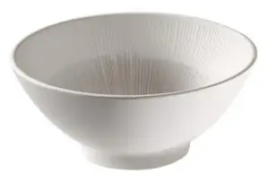 Serving bowl APS BLUSH Melamine Beige/White, round 0.5 L (diameter 16 cm)