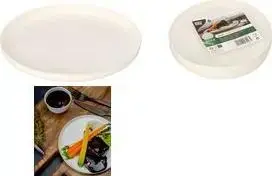 Papstar šķīvis no cukurniedrēm „pure” apaļš 160 mm kompostējams piemērots mikroviļņu krāsnij (89995)