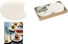 Papstar pure Halbmond šķīvis 120 mm — no cukurniedrēm, kompostējams, piemērots mikroviļņu krāsnij (1 gab.)