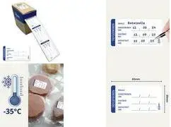Label sheets AVERY food freezer label 65 x 35 mm white rounded corners permanent adhesive hand-writeable 1 pc