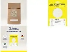 AVERY 51068 closure labels, round transparent permanent adhesive, 18 mm diameter, 1 pc