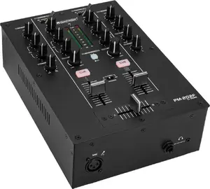 2-channel DJ mixer Omnitronic PM-202F with filter and Bluetooth
